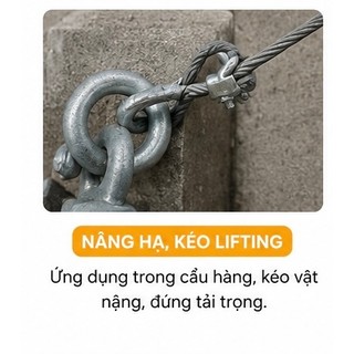 Cóc Khóa Dây Cáp Thép Mạ Kẽm Siết Cáp Chịu Lực Tốt(combo 10 cái)