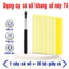 1 Cây Cà Số Khung Số Máy+ 20 Bộ Giấy Cà Số Ô tô Xe Máy