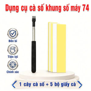 1 Cây Cà Số Khung Số Máy + Tặng Kèm 5 Bộ Giấy Cà Cắt Sẵn