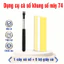 1 Cây Cà Số Khung Số Máy + Tặng Kèm 5 Bộ Giấy Cà Cắt Sẵn