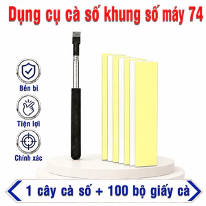 1 Cây Cà Số Khung Số Máy + Tặng Kèm 100 Bộ Giấy Cà Cắt Sẵn