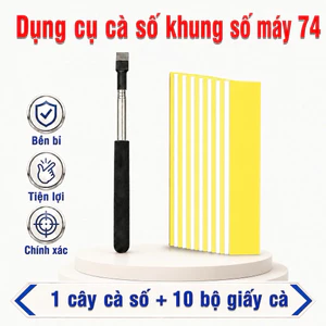 Cây Cà Số Khung Số Máy /Chuyên Dùng Cho Ô Tô Xe Máy/ Tặng Kèm Bộ Giấy