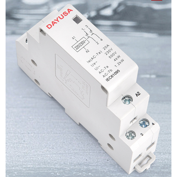 Khởi động từ contactor 1pha 25A/ 220v DAYASU - khởi động từ 1 pha 2 NO ...