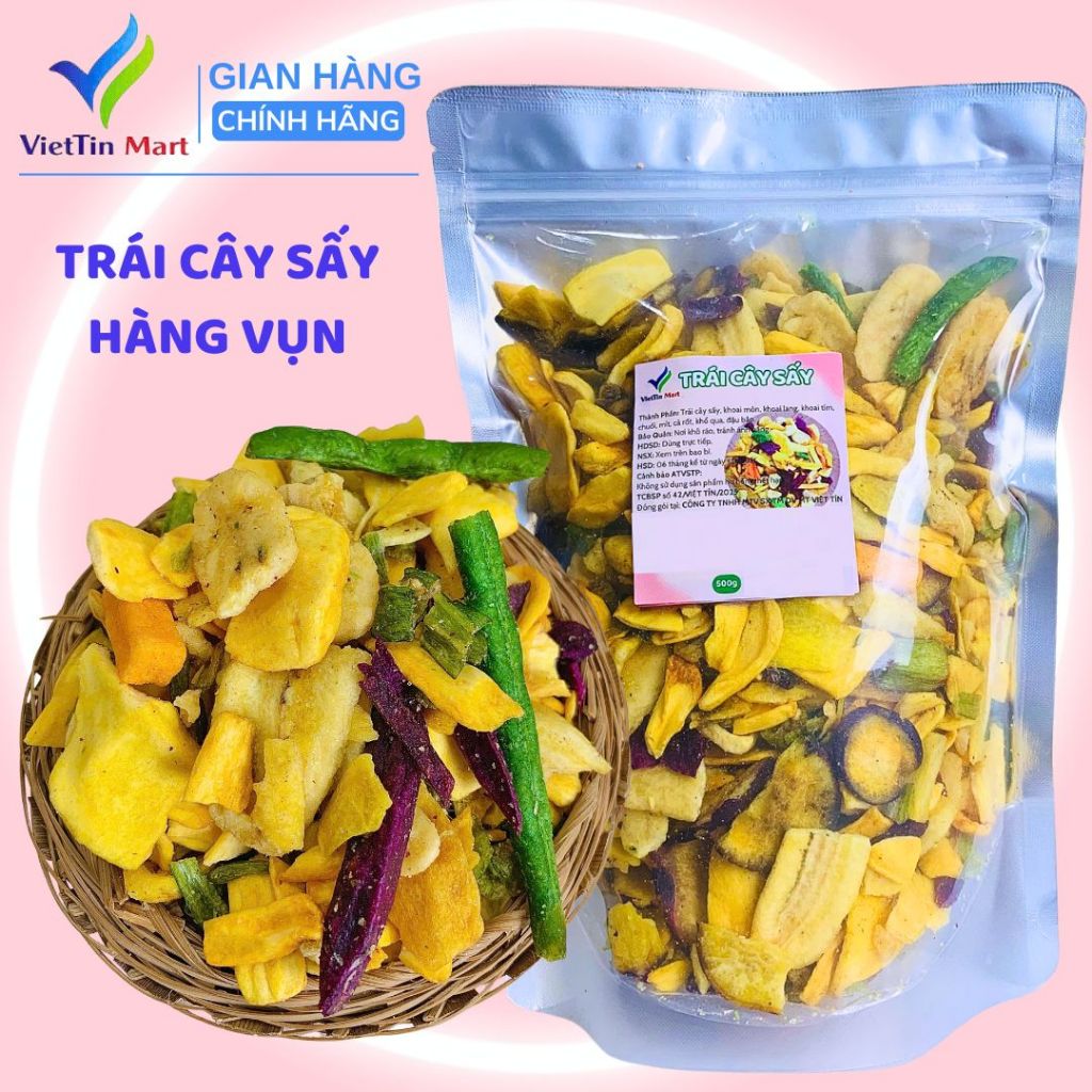 Trái Cây Sấy Vụn Thập Cẩm Viettin Mart 1kg