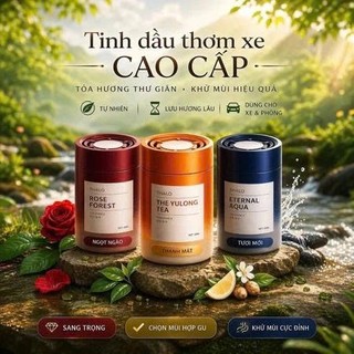 Sáp Thơm Ô Tô Thiên Nhiên Cao Cấp 180g-Khuếch Tán Hương Thơm Lâu, Trang Trí Xe Hơi