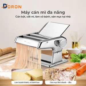 Máy cán mì 2 lưỡi dao có điều chỉnh dày mỏng 5 cấp độ thuận tiện