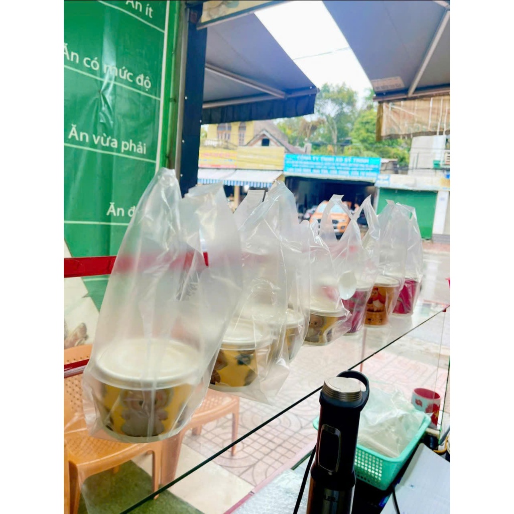 50 Tô Bát Giấy 360ml ,480ml Có Nắp, In Họa Tiết Siêu Đẹp Dùng 1 Lần Đựng Kem, Cháo Dinh Dưỡng