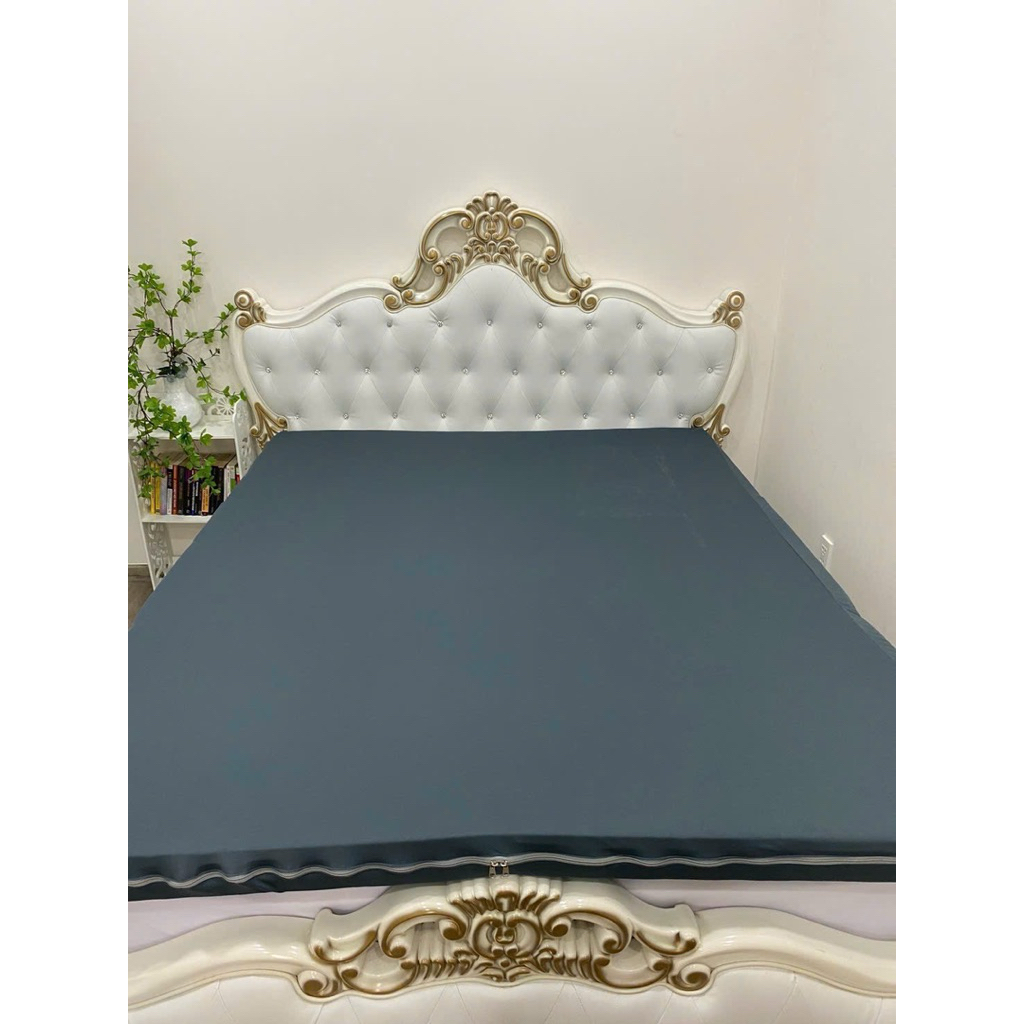 Áo nệm thun trơn Aniva Home, chất liệu cao cấp, đàn hồi tốt, mềm mại, thoáng khí, bền đẹp, tiện lợi