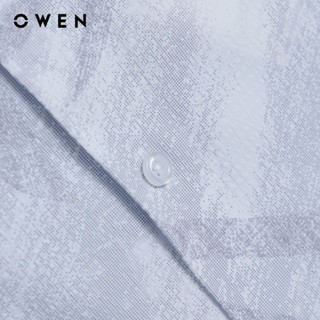 Owen - Áo sơ mi ngắn tay J-Form AJ260149N màu Xám chất liệu Seersucker