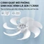 Quạt Cây Đứng Cao Cấp 7 Cánh Điều Khiển Từ Xa,Thiết Kế Cánh Quạt 2 Lớp Cung Cấp Luồng Gió Siêu Êm
