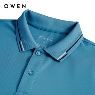 Owen - Áo polo Body Fit APV262050 màu Xanh chất liệu Nylon spandex