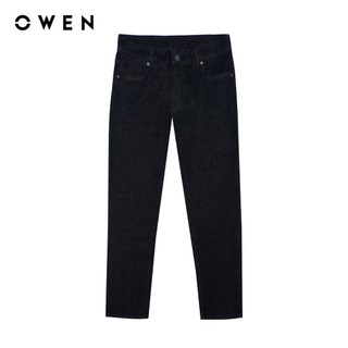 Owen - Quần jeans Regular Fit QJR263088 màu Đen chất liệu Cotton Spandex 99/1