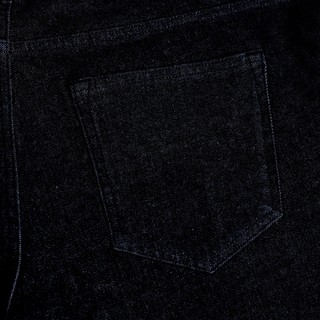 Owen - Quần jeans Regular Fit QJR263088 màu Đen chất liệu Cotton Spandex 99/1