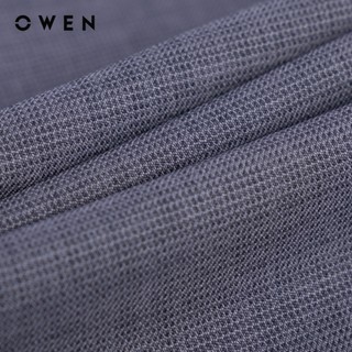 Owen - Quần tây Slim Fit Tăng đơ QST263054 màu Xám nhạt chất liệu Nano