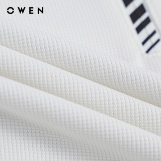 Owen - Áo polo Body Fit APV262051 màu Trắng chất liệu Nylon spandex