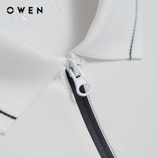 Owen - Áo polo Body Fit APV262051 màu Trắng chất liệu Nylon spandex