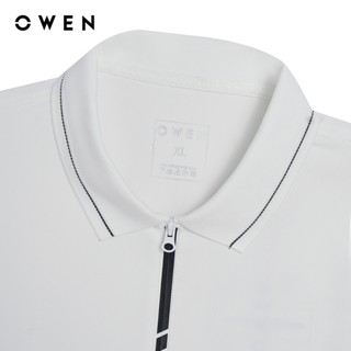 Owen - Áo polo Body Fit APV262051 màu Trắng chất liệu Nylon spandex