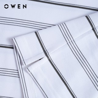 Owen - Áo polo Body Fit APV262020 màu Trắng chất liệu CVC Spandex