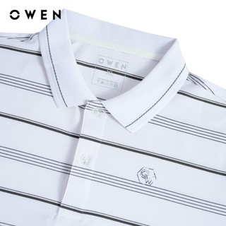 Owen - Áo polo Body Fit APV262020 màu Trắng chất liệu CVC Spandex