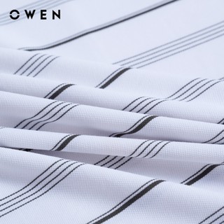 Owen - Áo polo Body Fit APV262020 màu Trắng chất liệu CVC Spandex