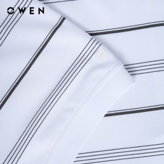 Owen - Áo polo Body Fit APV262020 màu Trắng chất liệu CVC Spandex