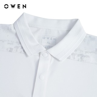 Owen - Áo polo Body Fit APV262048 màu Trắng chất liệu Nylon spandex