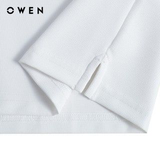 Owen - Áo polo Body Fit APV262048 màu Trắng chất liệu Nylon spandex