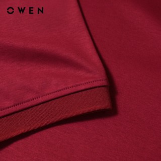 Owen - Áo polo Body Fit APV262068 màu Đỏ đậm chất liệu Cotton Amonia