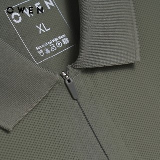 Owen - Áo polo Regular Fit APV262055 màu Rêu chất liệu Nylon spandex