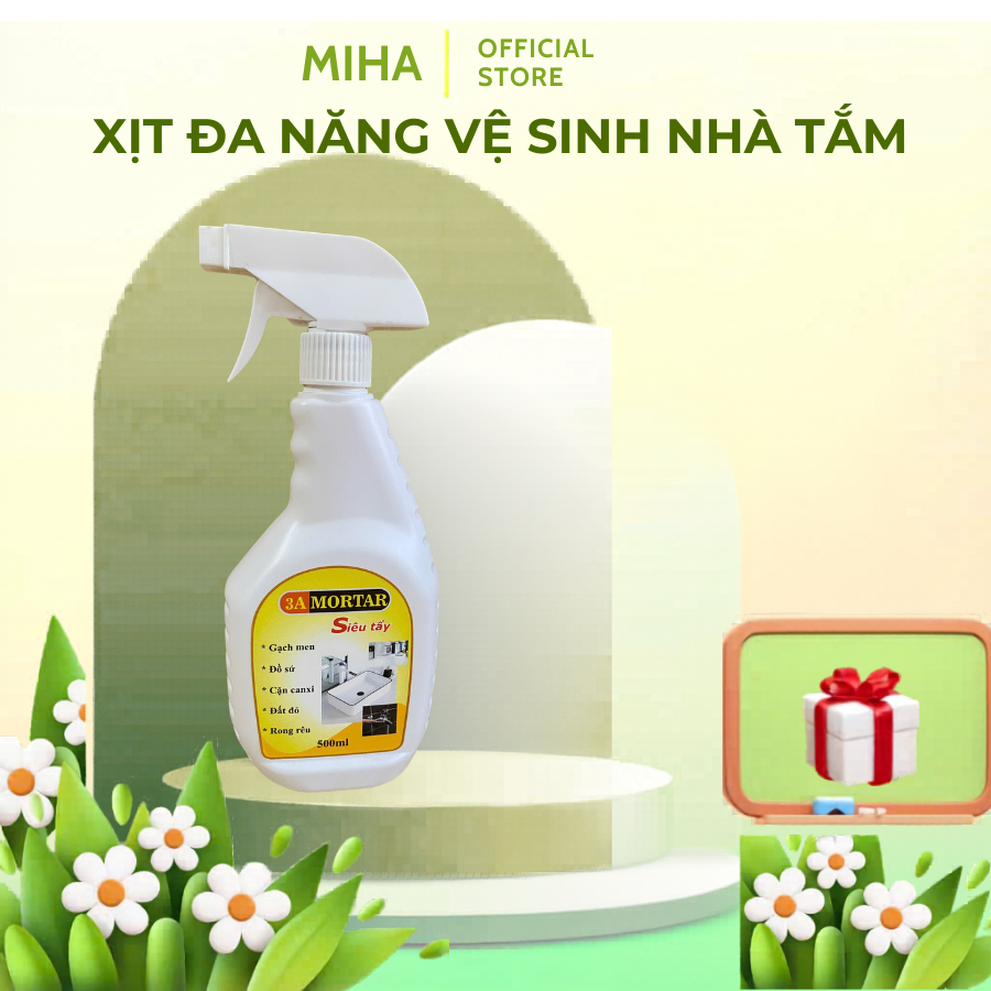 XỊT ĐA NĂNG NHÀ TẮM, Siêu Tẩy 3A Mortar