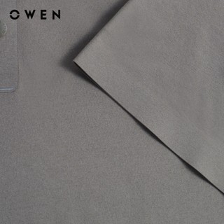 Owen - Áo polo Regular Fit APV262066 màu Xám chất liệu Paper