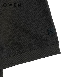 Owen - Áo polo Body Fit APV262057 màu Xám đậm chất liệu Nylon spandex