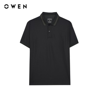 Owen - Áo polo Body Fit APV262057 màu Xám đậm chất liệu Nylon spandex