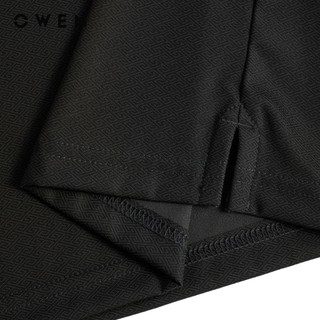 Owen - Áo polo Body Fit APV262057 màu Xám đậm chất liệu Nylon spandex