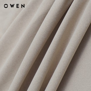 Owen - Áo polo Regular Fit APV262064 màu Be đậm chất liệu Paper