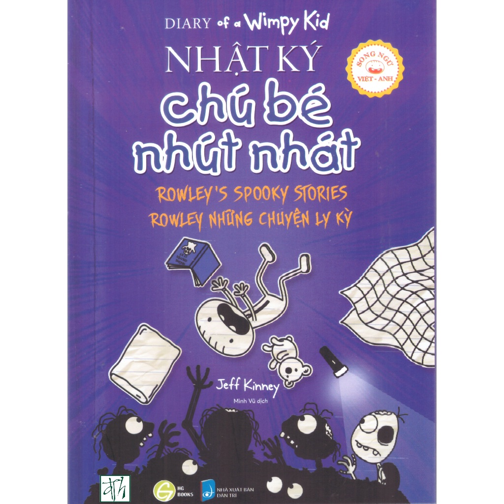 Sách Nhật ký chú bé nhút nhát : Rowley những chuyện ly kỳ (Song ngữ Việt-Anh)