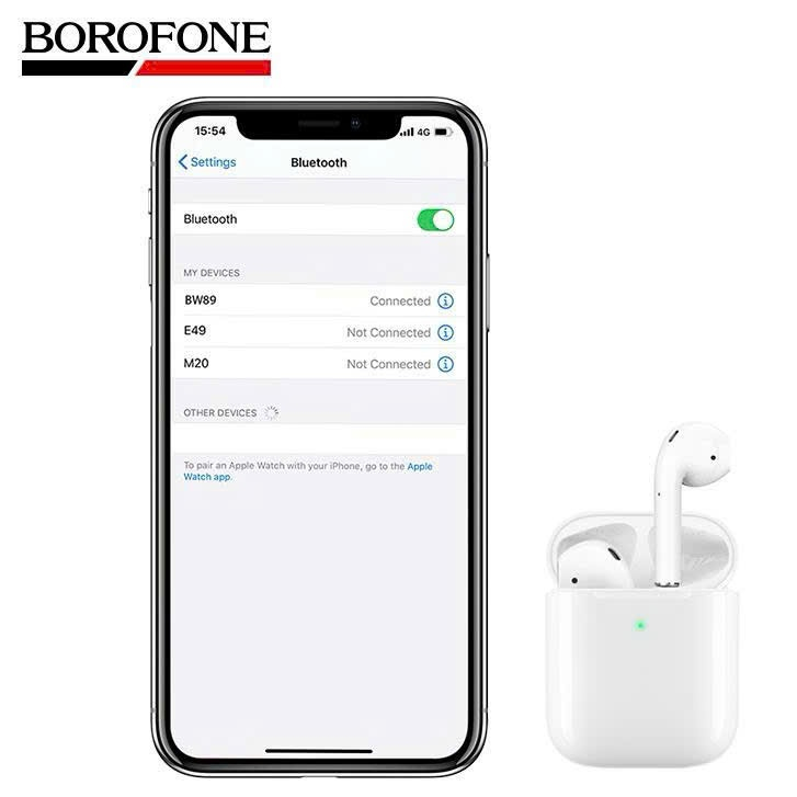 Tai Nghe Bluetooth TWS Borofone BW89 V5.4 Mic Đàm Thoại Âm Thanh Ổn Định Kết Nối 10m