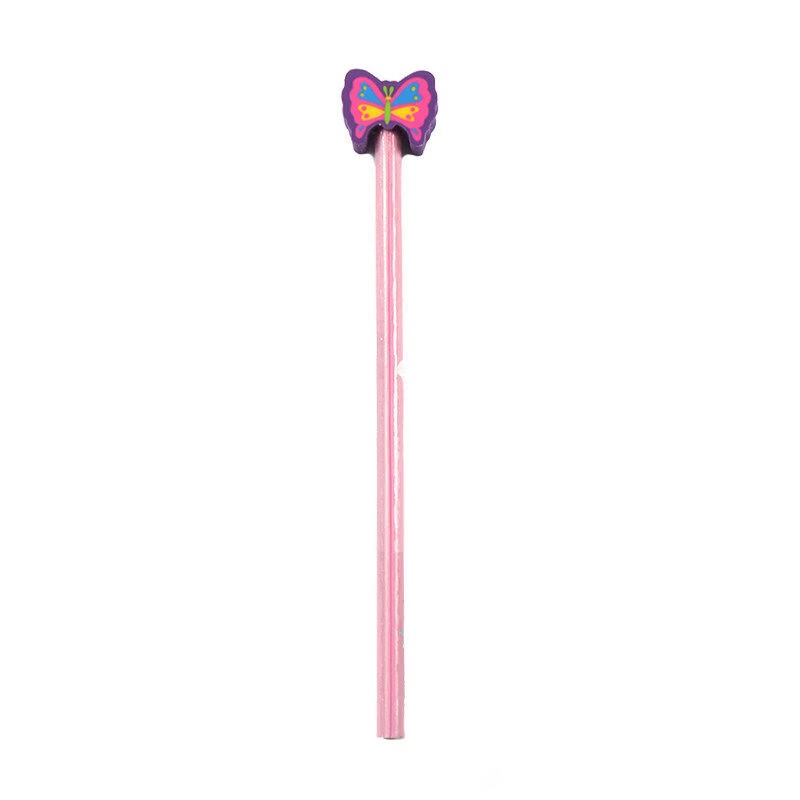 Bút Chì Cute Cho Bé Lớp 1 Học Tập Luyện Chữ HB, Chất Liệu Gỗ Cao Cấp, Đầu Tẩy Hoạt Hình Ngộ Nghĩnh, Dụng Cụ Học Tập Tiện