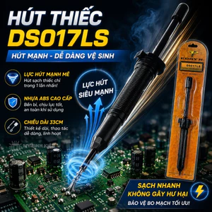 Hút thiếc DS017LS lực hút mạnh chất liệu nhựa ABS chịu nhiệt tốt
