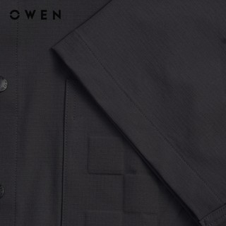 Owen - Áo sơ mi ngắn tay J-Form AJ260001NT màu Xám đậm chất liệu Nylon ripstop