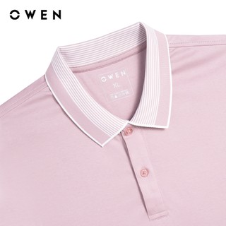 Owen - Áo polo Body Fit APV262069 màu Hồng chất liệu Cotton Amonia