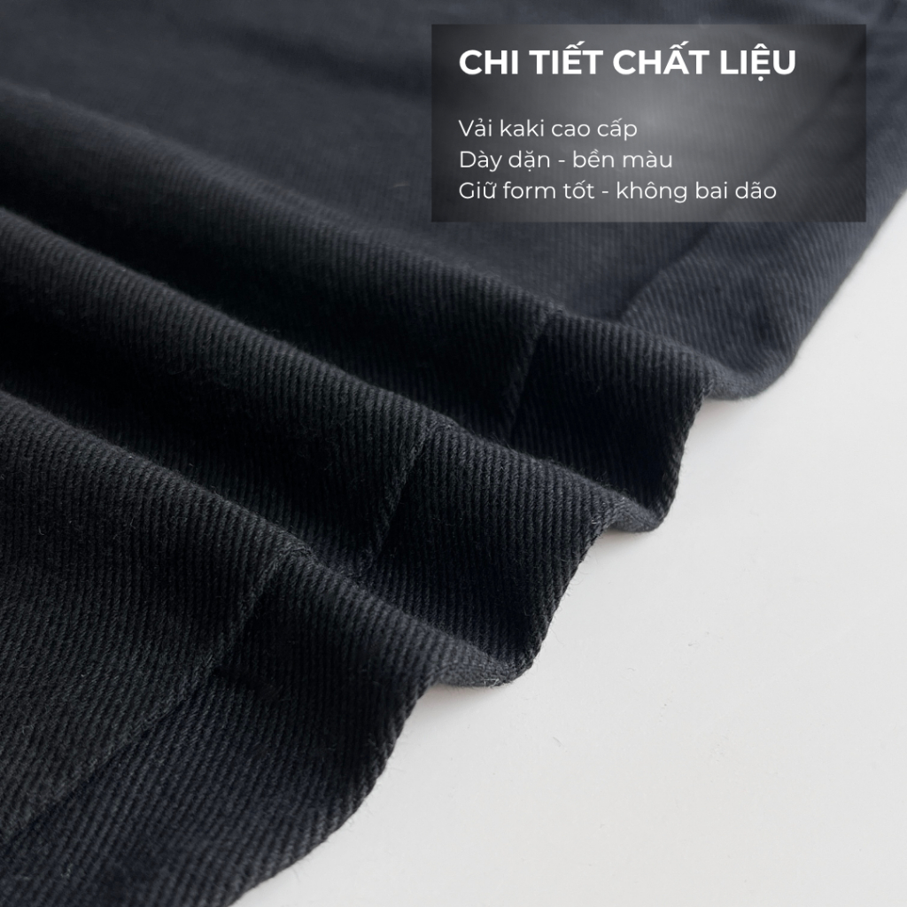 Quần kaki nam CREMA BAMI HOME, quần dài kaki ống suông basic, chất vải dày dặn, chuẩn form QK14 | BigBuy360 - bigbuy360.vn