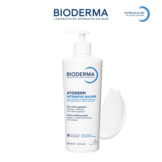 Kem dưỡng ẩm chuyên sâu cho da rất khô và viêm da cơ địa Bioderma Atoderm Intensive Baume - 500ml