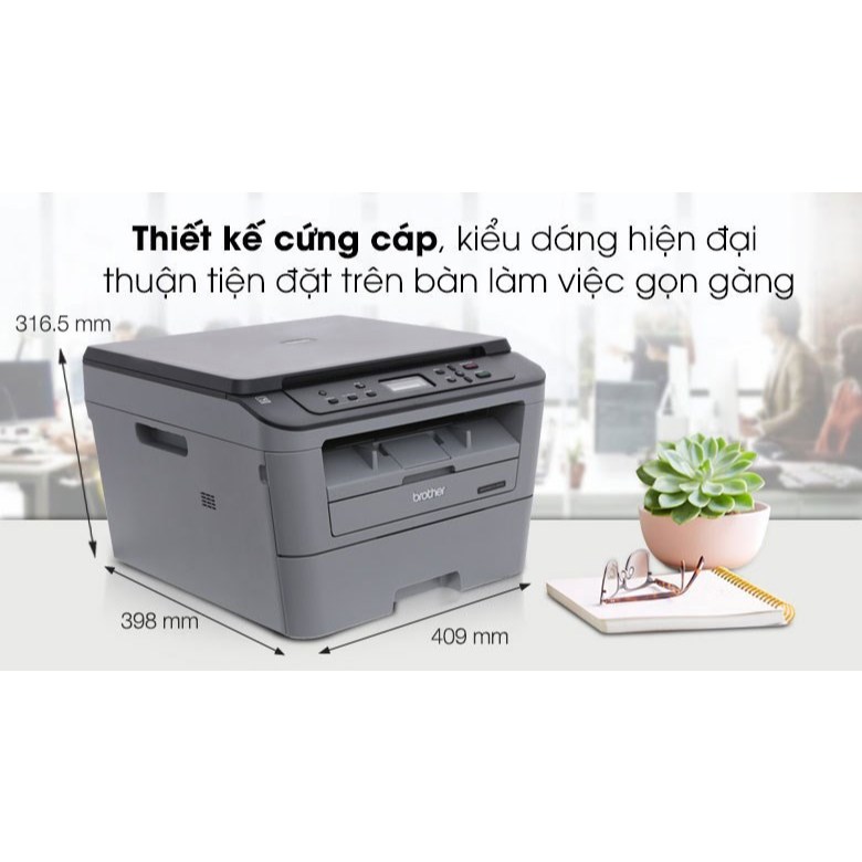 Máy in laser đa năng Brother DCP-L2520D (In/Scan/Copy) - Tốc độ in 30 ppm - In đảo mặt tự động
