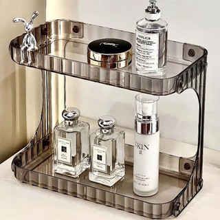 Khay Đựng Mỹ Phẩm Đồ Trang Điểm Để Bàn Trong Suốt, Kệ đựng son đựng bút tiện lợi