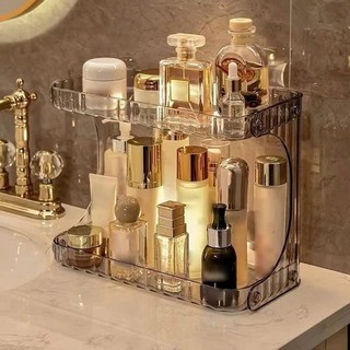 Khay Đựng Mỹ Phẩm Đồ Trang Điểm Để Bàn Trong Suốt, Kệ đựng son đựng bút tiện lợi