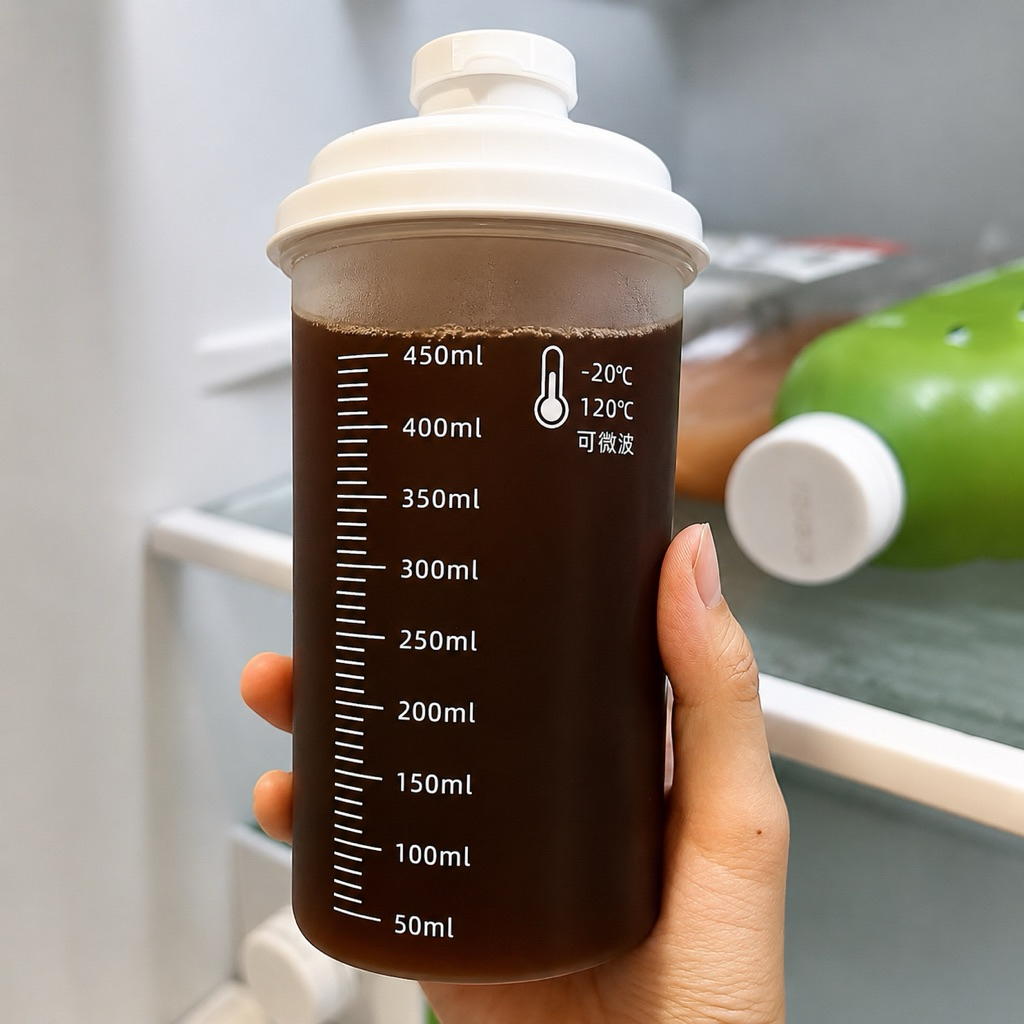 Set 3 Bình Nhựa Có Chia Vạch, Bình Đựng Đồ Đa Năng, Bình Pha Chế Tiện Lợi
