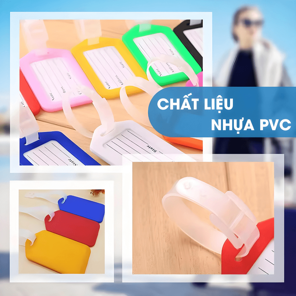 Thẻ Tên Treo Vali Hành Lý Nhiều Màu Sắc Nổi Bật Thiết Kế Nhỏ Gọn Tiện Lợi Đánh Dấu Hành Lý Thông Tin Cá Nhân