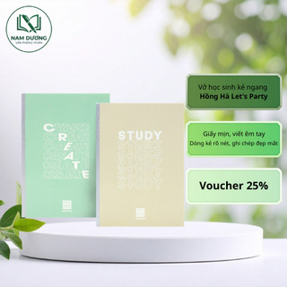 Vở học sinh kẻ ngang Hồng Hà 120 trang Let's Party mã 1425