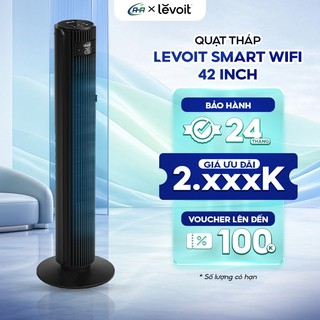Quạt Tháp Levoit Smart WiFi 42 Inch Chính Hãng – Kết Nối WiFi, Điều Khiển Từ Xa